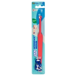 Interspace Medium - Single tuft toothbrush + 12 heads