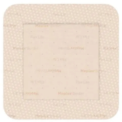 Mepilex Border Flex Lite - 5 polyurethane foam dressings 7,5 X 7,5 cm