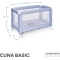 Basic - Camping Cot - Blue
