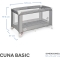 Basic - Camping Cot - Grey