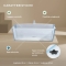 Flexi Bath XL - Foldable Bathtub - Transparent Green