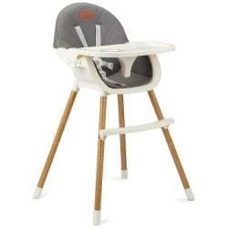 Flovi - 2 In 1 High Chair - Dark Grey
