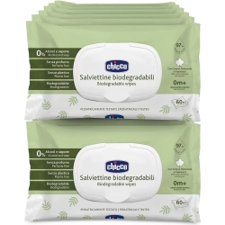 60 Biodegradable Wipes 0M+
