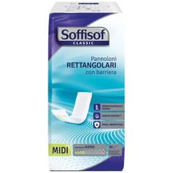 Classic Rectangular pads with Barrier - 30 diapers
