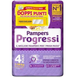 Progressi - 21 Diapers Size 4 Maxi 7-18 Kg