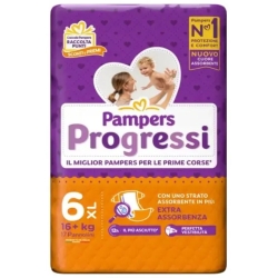 Progressi - 17 Diapers Size 6 Xl (16+ Kg)