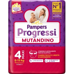 Progressi Mutandino Maxi - 19 Panty Diapers Size 4 (8-15 Kg)