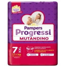 Progressi Mutandino XXL - 15 Panty Diapers Size 7 (17+ Kg)
