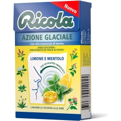 Glacial Action - Lemon and Menthol Candies 50G