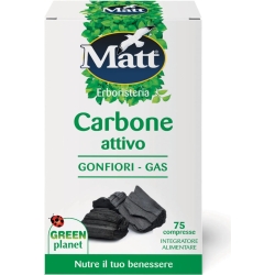 Activated Carbon - Fibre Supplement 75 Tablets