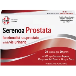 Serenoa Prostata - Urinary Tract Health Supplement 20 Capsules