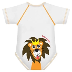 Baby Jungle 0-36 Months - Organic Cotton Baby Body - Lion Pattern