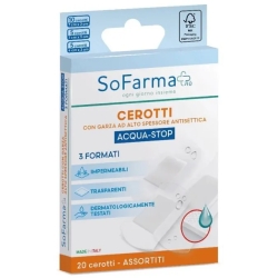 Acqua-Stop - 20 Assorted Transparent Plasters