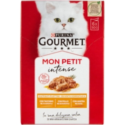 Mon petit intense Duck, Chicken, Turkey - wet cat food 6x50 g