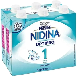 Nidina 1 Optipro - Baby Formula 6 x 500 ml