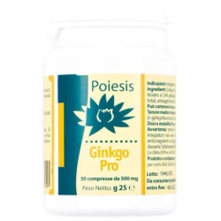 Ginkgo Pro Poiesis - Brain Health Supplement 50 Tablets