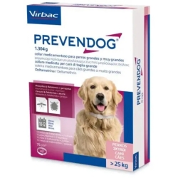 Prevendog 1,304G - 2 Anti-Parasitic Collars For Dogs Of 25 Kg