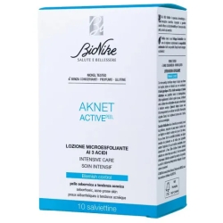aknet activepeel - 10 wipes for seborrheic skin