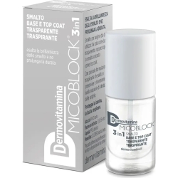 Dermovitamina Micoblock 3in1 - clear top coat Base 5 ml