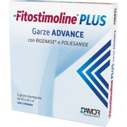 Fitostimoline Plus Advance - 5 Impregnated Gauze 10 X 10 Cm