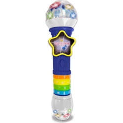 Wireless microphone with light and sound effects