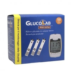 Glucolab Autocoding - 50 test strips for the glycemic test