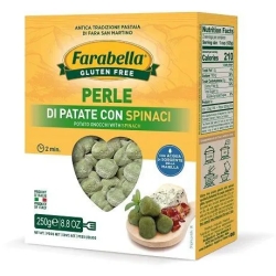 Gluten Free Potato Pearls with Spinach 250 G