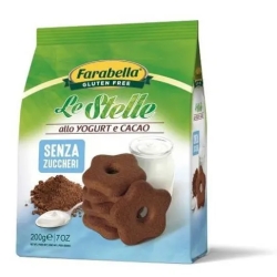 Yogurt and Cocoa Stars - Gluten Free Cookies 200 g
