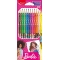 Barbie - 6 Packs Of 12 Colored Pencils