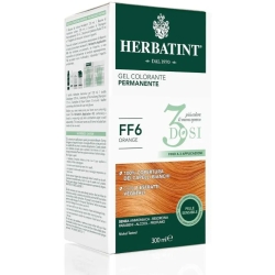 3 Dosi - Gel Hair Dye 300 Ml - FF6 Orange