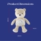 First Dreams Baby - Teddy Bear Plush - Bear Neutral