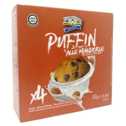 Puffin Alle Mandorle Con Gocce Di Cioccolato Gluten Free 160 G