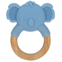 Koala - Wooden And Silicone Teether 3M+