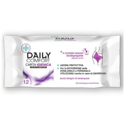 Daily Comfort Toilet Paper - 12 Wet Wipes