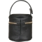 Black eco-leather pacifier holder