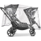 Rain cover for twin strollers