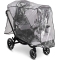 Rain cover for twin strollers