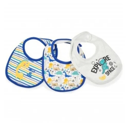Kay - 3 blue bibs