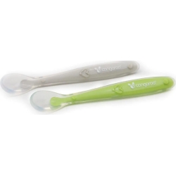 2 silicone spoons for children aged 6M+