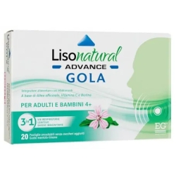lisonatural advance - 20 throat lozenges