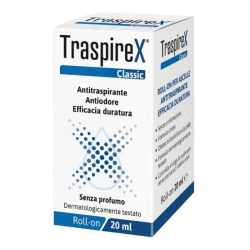 Traspirex Classic - Fragrance Free Antiperspirant Deodorant 20Ml Roll-On