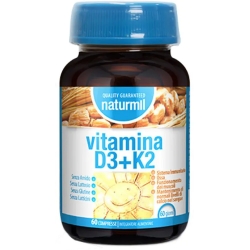 Naturmil Vitamina D3+K2 - Bone & Joint Health Supplement 60 Tablets