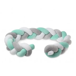 cot & crib Protective braid - Mint Green 1.50 m