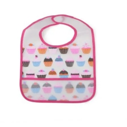 Funny Snack - Bib - Pink