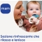 Mini refrigerated teether with clip - light blue