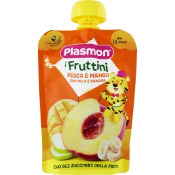I Fruttini - snack Peach Mango Apple And Banana 130 Gr