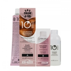 SOS Color&Go - Hair dye N. 8.43 Light blonde copper golden