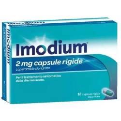 Imodium 2mg - acute diarrhea treatment 12 rigid capsules