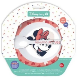 Minnie - Set With Spoon And Plate 10M+