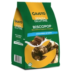 Gluten Free Biscopop - Biscuits & Popcorn With Milk Chocolate 80 G